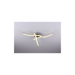 Plafoniera semi-flush, in nichel satinato - Harper Living en oferta