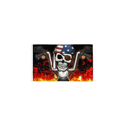 AZ FLAG Bandiera Biker Pirata di Stati Uniti 150x90cm - Bandiera dei Pirati 90 x 150 cm en oferta