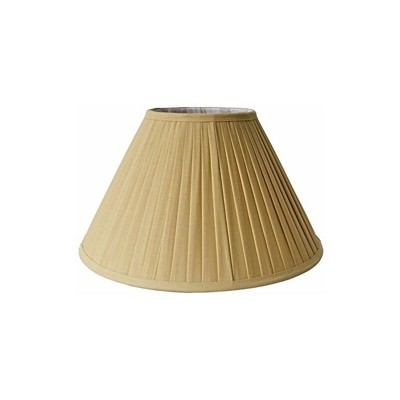 Better & Best 0200407-Schermo da lampada in cotone, 40 cm, tagliere stretta, colore: giallo