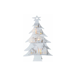 Stella LED Candelieri finestra'Albero' 8 caldo LED bianco, materiale di legno, la batteria o il trasformatore di funzionamento scatola a quattro características