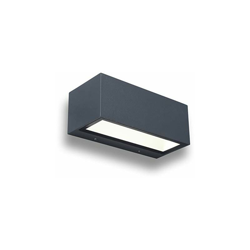 Gemini Lampada da Esterno a LED Integrato, 20 watts, Grigio Antracite, 8.5 x 10 cm, solare - Lutec precio