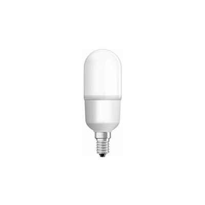 LED STAR STICK Pacco da 10 x Lampadina LED, Attacco: E14, Bianca Fredda, 4000 K, 8 W, Equivalenti a 60 W, LED STAR STICK, Opaco, Taglia Unica - Osram