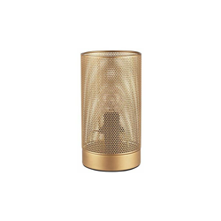 48099 Golden Max. 40W E14 Lampada Mesh Rete Metallica Dorato apparecchio da Tavolo 230V Metallo, Oro - Pauleen precio