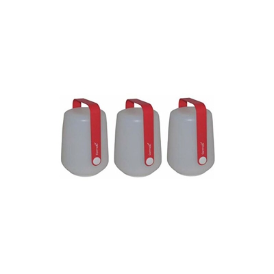 Lampada da tavolo unisex, per adulti, 12 cm, colore: Rosso - Fermob