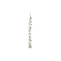 RIF. 28522 Ghirlanda di Palline opache/Lucide Argento con 30 luci (Senza batterie) 180 cm. 1 Pezzo, PVC/LED, Taglia Unica. - Eurocinsa características