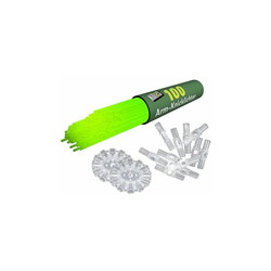 pgs65536Â 100Â knick luci per il braccio e connettore 100Â pezzi 3d, a/fori collegamento circolare, intensiv brillante, verde, 20Â x 0,5Â cm - Knixs en oferta
