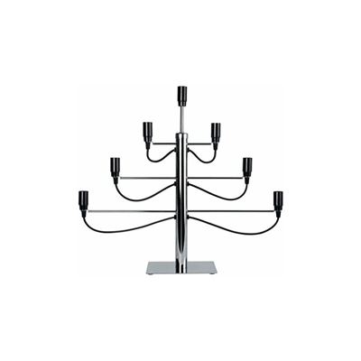142Â â??Â 14Â a + + to e, LED Candelieri finestra'Milano, 7Â versioni E14, Plastica, 15Â Watts, Argento, 6.0Â x 5.25Â x 1.0Â cm - Star