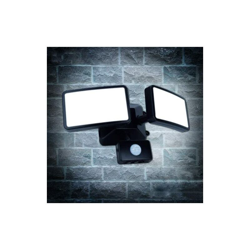 Lampada di sicurezza impermeabile con sensore di movimento, 20 W, faretto LED esterno e interno orientabile, IP65, bianco freddo, 6000 K, 1600 lm, características