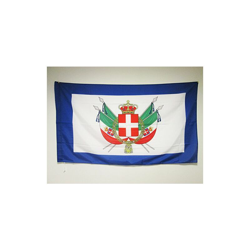 Bandiera Stemma Regno d'Italia 1861-1870 150x90cm - Bandiera Reale Italiana 90 x 150 cm Foro per Asta - Az Flag en oferta