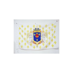 Bandiera Regno di Francia Cuore di Gesù Angelo 150x90cm - Bandiera Francese Sacro Cuore 90 x 150 cm Foro per Asta - Az Flag características