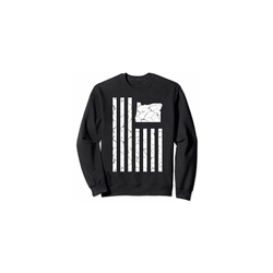 Oregon Cracked American Flag State Pride Felpa en oferta