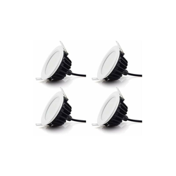 Downlight - Lampada a LED a incasso, impermeabile IP65, per bagno e camera, Bianco freddo, 9W-6000K-4PCS 220.00volts en oferta