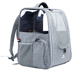 Pet nascosto zaino non traspirante, grigio, Oxford + rete, 15 kg limite di peso precio
