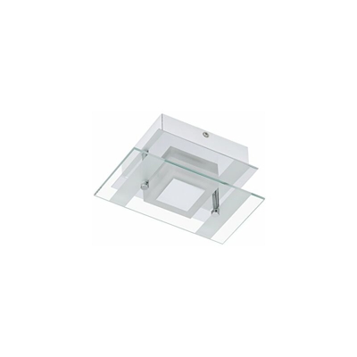 Lampada LED da soffitto, cromata, 5,0 W, classe di efficienza energetica A+, 400 lumen, 3000 kelvin - Briloner Leuchten