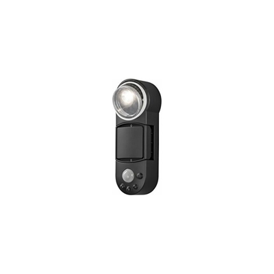 Konstsmide REGOLAB, Prato, Batteria di Sicurezza Wireless da Parete ad Alta Potenza, LED da 1 W, Testa Regolabile, sensore di Movimento PIR, Luce