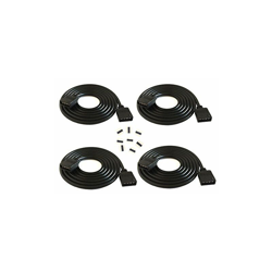 Cavo di prolunga di 1 m per LED RGB 4 pin, cavo quadripolare RGB 5050, 3528 2835, presa a 4 pin maschio x 8, 4 pezzi en oferta