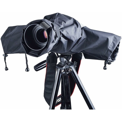 Copertura antipioggia in nylon impermeabile copertura antipioggia per fotocamera per Canon Nikon e altre fotocamere DSLR - Litzee