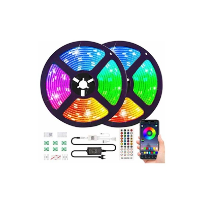 300 LED TV Fascia luminosa con luce bianca 10 m 5050 RGB RGB RGB 6500 K 300 LED TV Fascia impermeabile flessibile illuminazione regolabile colori