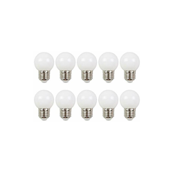 10X E27 G45 LED Colore Lampadina 2W Verde Lampadina Risparmio Energetico 200LM PC Materiale Decorazione LED, AC 220V-240V, Angolo a 360 Gradi, Non características