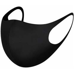 Maschere Bocca Viso Unisex in Cotone Riutilizzabile Anti-Polvere e Inquinamento Confezione da 3 per Ciclismo, Campeggio, Viaggio, Nero, 3 Pezzi en oferta