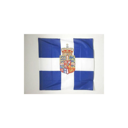 AZ FLAG Bandiera STANDARDO Reale della Grecia 1936-1967 90x90cm - Bandiera del Regno Greco 90 x 90 cm Foro per Asta características