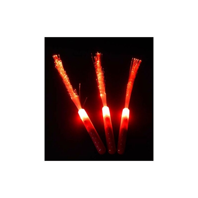 10 spille luminose a LED rosso â?? Bastone luminoso con luce rossa â?? per feste, concerti e matrimoni â?? batterie incluse