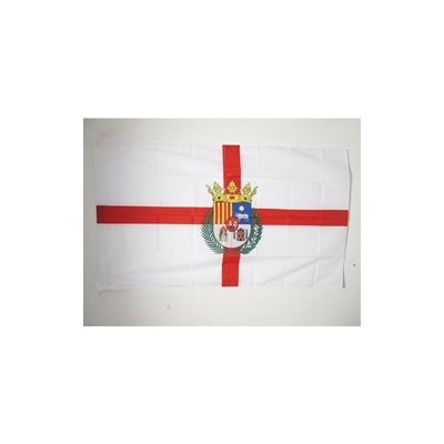 Bandiera Provincia Spagnola di TERUEL 150x90cm - Bandiera TERUEL - ARAGONA 90 x 150 cm Foro per Asta - Az Flag