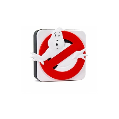 Lampada da tavolo ufficiale Ghostbusters con logo 3D, lampada da parete per camera da letto, ufficio, casa, studio, lavoro - Numskull