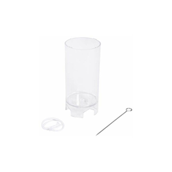 RayherÂ 3117100 Stampo per candela cilindro,10 cm, diametro 5 cm, trasparente, 1 pezzo en oferta