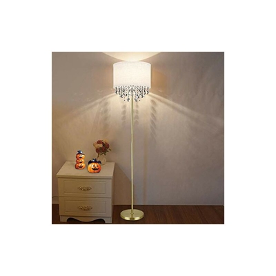 Lampada a stelo a LED G9, in cristallo, luce bianca calda, attacco E27, con lampadina da 9 W, 720 lm, 3000 K, 100 â?? 240 V, per divano, camera da