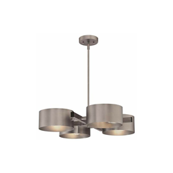 63687 â?? Lampadario da interno Zaro a quattro luci, finitura grigio peltro scuro - Westinghouse Lighting en oferta