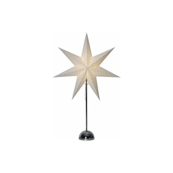 Stella di carta, plastica, bianco/cromato/argento/trasparente - Star características