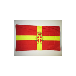 Bandiera Messina con Stemma 150x90cm - Bandiera Messina in Sicilia 90 x 150 cm Foro per Asta - Az Flag precio