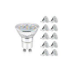 Reteck confezione da 10Â lampadine LED GU10Â 3.5Â W non dimmerabile, equivalenti a lampadine alogene da 40Â W, 380LM, luce bianca calda, 2900Â K, AC características