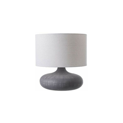 233918 lampada da tavolo e comodino, Cemento fiberstone, Grigio - Lussiol precio