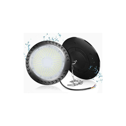 2 faretti a LED industriali, 100 W, UFO, 10000 lm, IP65, LED da officina, 6500 K - Yiqibro precio