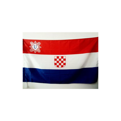 Bandiera Stato Indipendente di Croazia 1941-1945 150x90cm - Bandiera CROATA 90 x 150 cm Foro per Asta - Az Flag precio