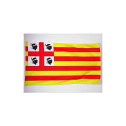 Bandiera Sardegna Aragonese 150x90cm - Bandiera SARDA - ARAGONA 90 x 150 cm Foro per Asta - Az Flag precio