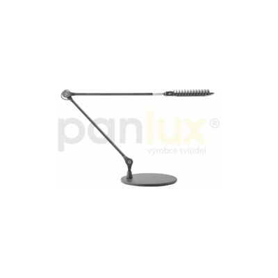 Â â??Â Lampada da Tavolo di Argento LED/Lampada da Tavolo con Una Base in Una Tavolo Lara Duo, Bianco Caldo, 12Â W, IP20Â â??Â - pn23100002 - Panlux
