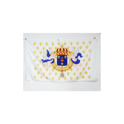 Bandiera Regno di Francia Cuore di Gesù 150x90cm - Bandiera Francese Sacro Cuore 90 x 150 cm Foro per Asta - Az Flag precio