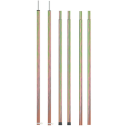 Aste Telescopiche per Tende 170-255cm 2pz in Acciaio Zincato - Oro - Vidaxl precio