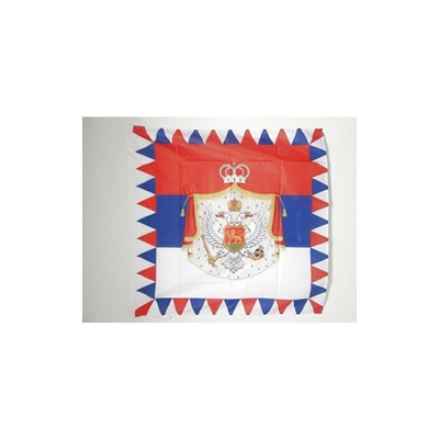 AZ FLAG Bandiera STANDARDO Reale del Montenegro 1911-1918 90x90cm - Bandiera del Regno MONTENEGRINO 90 x 90 cm Foro per Asta