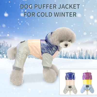 Pet gambe cane calda giacca invernale | XXL rosa codice - XXL rosa codice