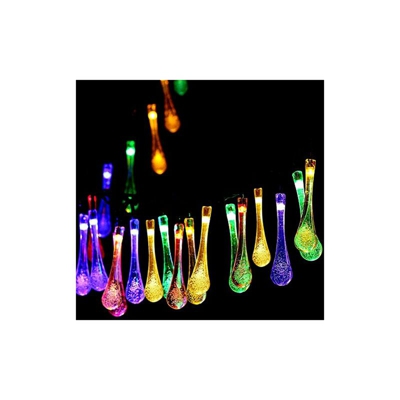 Serie di luci solari impermeabili con 30 LED per feste e decorazioni per la casa Multicolore - Samoleus