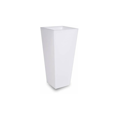 Smart and Green MRAM050EUS Vaso da Fiore, Polietilene, 1.2 W, Bianco