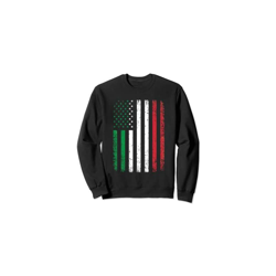 Bandiera Italiana Italy USA Flag Bandiera Italiana Americana Felpa en oferta