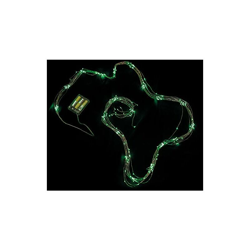 Ghirlanda con 12 Strisce con 240 luci LED Verdi statiche (Senza batterie) 2 m 1 Pezzo, Rame, Taglia Unica. - Eurocinsa en oferta