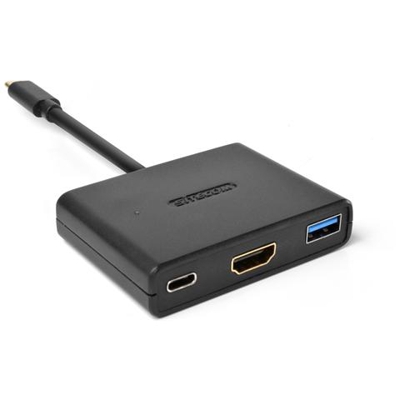 Usb-c To Usb+hdmi+usb-c 3-in-1adapter .