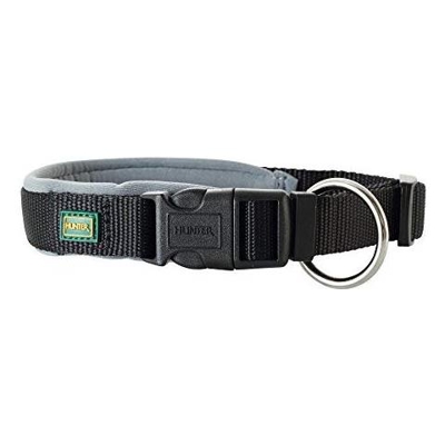 Hunter Collare Neopren Vario Plus 55-60 Cm, 25 Mmnylon Nero Neopren Grigio-