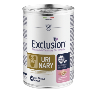 Exclusion Diet Urinary All Breeds Maiale Sorgo e Riso: 200 gr